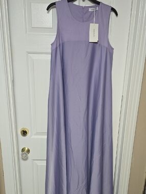 Oshoplive Lilac Sleeveless Maxi Dress Size M